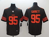 Nike Browns 95 Myles Garrett Brown Color Rush Limited Jersey,baseball caps,new era cap wholesale,wholesale hats
